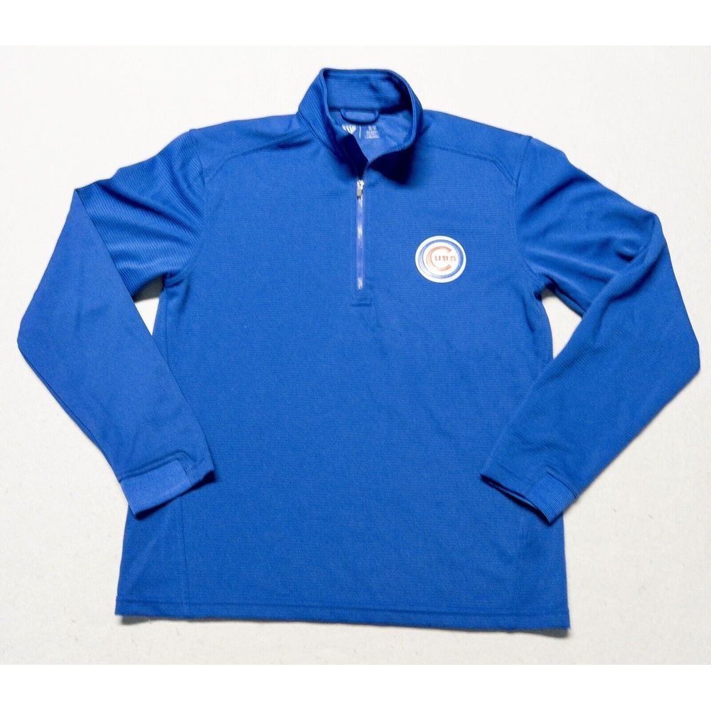 MLB Chicago Cubs Qtr Zip‎ Pullover Mens Small